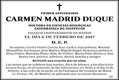 Carmen Madrid Duque